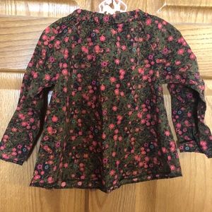 Peek little peanut 6-12 month peasant top